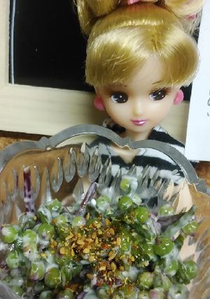 リカちゃん♡つるむらさきのピリマヨ和えꕤ-レシピのメイン写真