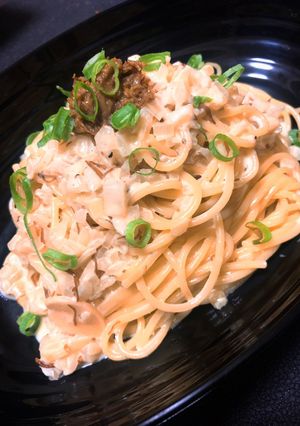 ダイニングバーの味★蟹味噌クリームパスタ-レシピのメイン写真