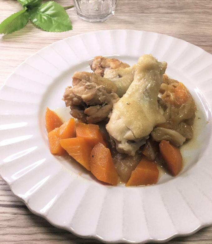 ホットクックde手羽元の酢醤油煮♪-レシピのメイン写真