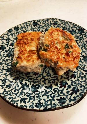 レンコンつくねバーグ-レシピのメイン写真