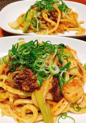 キムチ焼うどん-レシピのメイン写真