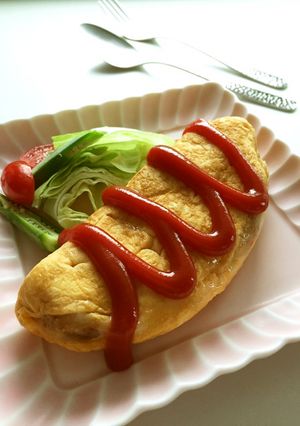 コロッケオムレツ-レシピのメイン写真