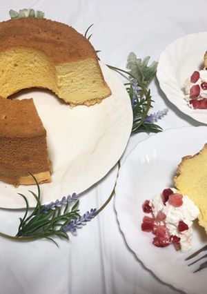 卵を味わう☆基本のシフォンケーキ☆-レシピのメイン写真