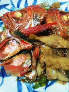 簡単☆金目鯛のアラ煮 甘辛-レシピのメイン写真