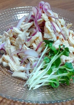 ゆで鶏のヤム(タイ風サラダ)-レシピのメイン写真