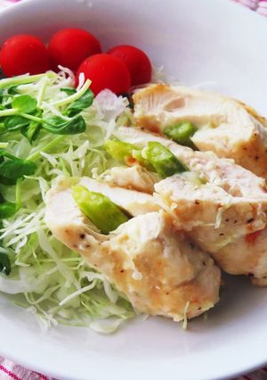 鶏ささみのアスパラチーズ巻き-レシピのメイン写真