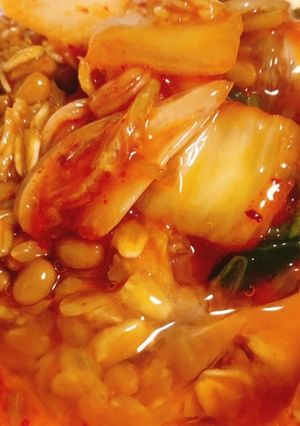 オートミール納豆ビビンバ-レシピのメイン写真
