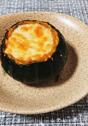 ミニかぼちゃのチーズ焼き-レシピのメイン写真