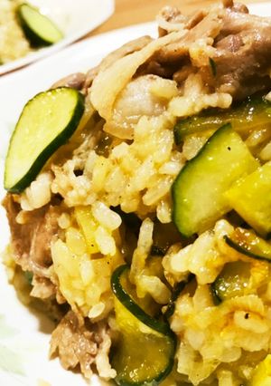 【食感◎】キュウリと豚バラ肉のチャーハン-レシピのメイン写真