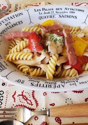 舞茸とベーコンのパスタ-レシピのメイン写真