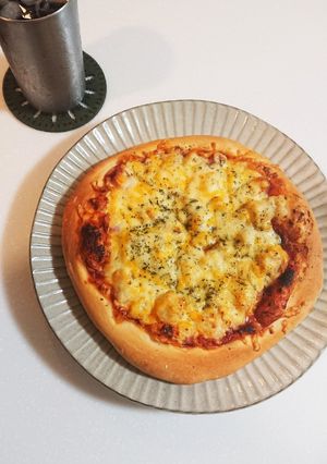 手作りベーコンポテトピザ-レシピのメイン写真