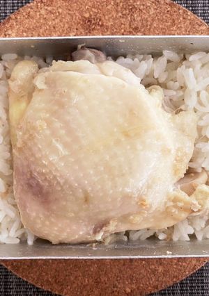 メンティスで鳥もも肉の豪快炊き込みご飯-レシピのメイン写真