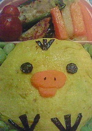 キイロイトリ♪のオムライス弁当♪-レシピのメイン写真