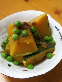 かつおぶしDEかぼちゃの煮物-レシピのメイン写真