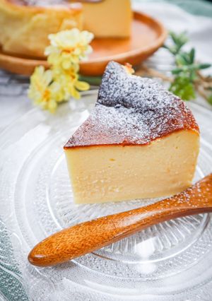 バスク風チーズケーキ-レシピのメイン写真