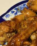パイナップルジュースで焼く手羽元