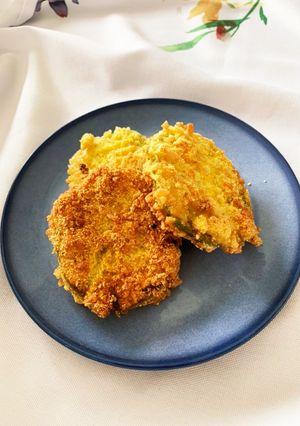 グルテンフリー フライド・グリーントマト-レシピのメイン写真