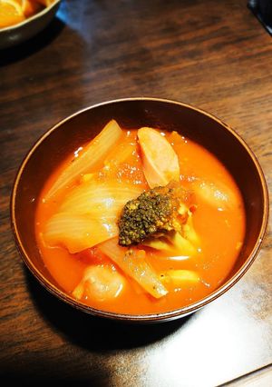 根菜たっぷりトマトスープ♡♡-レシピのメイン写真