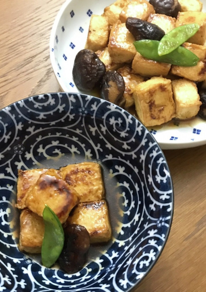 揚げ豆腐の煮込み（料亭風）♬-レシピのメイン写真