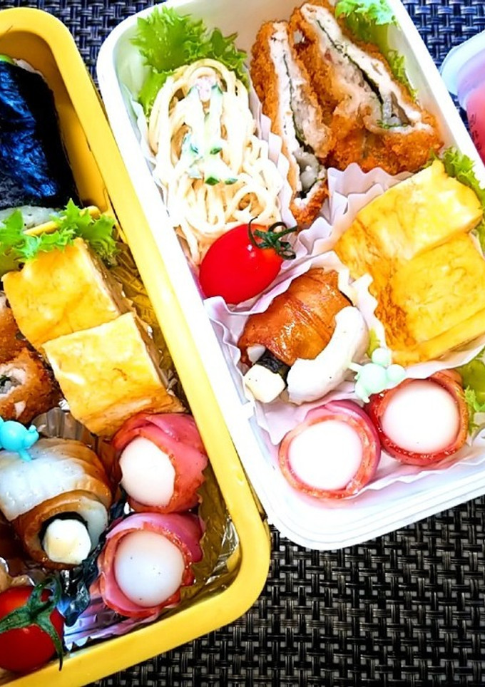 息子と娘のお弁当'20.8.24-レシピのメイン写真