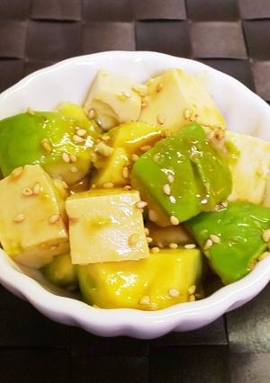 コク旨さっぱりアボカド豆腐-レシピのメイン写真