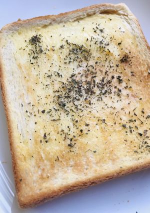 ミントパウダーのバタートースト-レシピのメイン写真