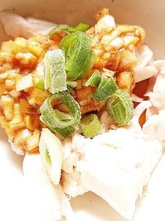 カンタン放置☆ネギだく鶏ささみ棒々鶏風-レシピのメイン写真