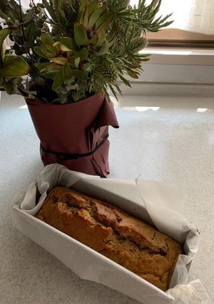 真っ黒バナナとホットケーキミックスケーキ-レシピのメイン写真