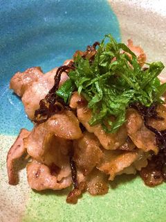 豚肉と大葉のさっぱり炒め-レシピのメイン写真