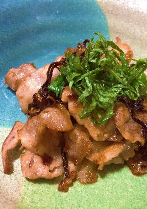 豚肉と大葉のさっぱり炒め-レシピのメイン写真