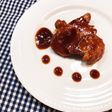 豚ヒレ肉のBBQ味風ステーキ。