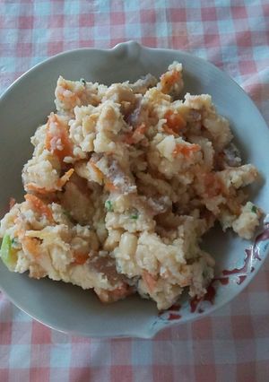 おから(卯の花)の炒り煮。ばあちゃんの味-レシピのメイン写真