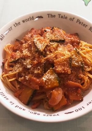 カボチャのクリーミートスパゲティ-レシピのメイン写真