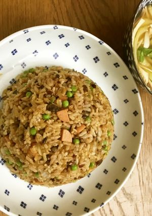 パクチーのチャーハン♪-レシピのメイン写真