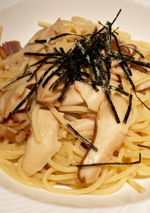 松茸たっぷり和風パスタ-レシピのメイン写真