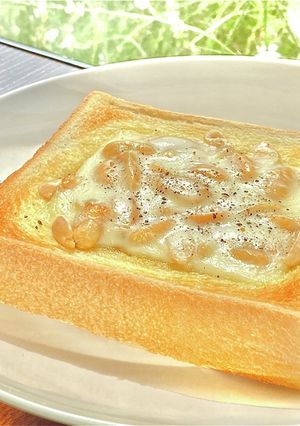 簡単！ハニーちーずトースト（バターピー）-レシピのメイン写真