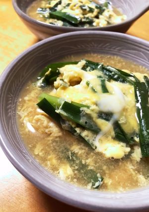 お出汁でいただく♡我家の「にらたま」-レシピのメイン写真