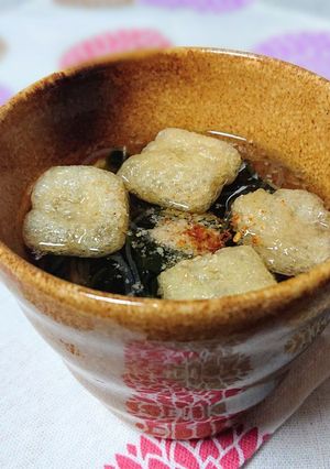 ぽんずdeカップスープ(フェーズフリー）-レシピのメイン写真