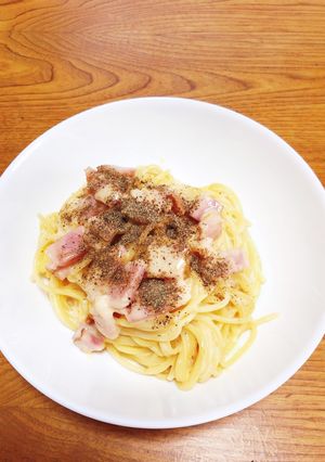 豆乳カルボナーラ-レシピのメイン写真