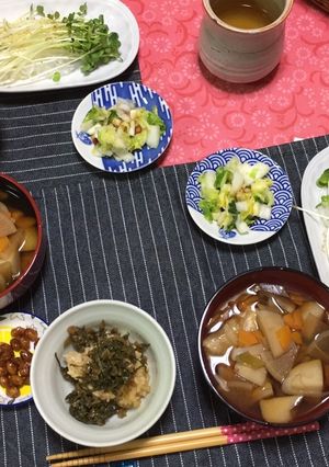 里芋と玄米餅のお雑煮-レシピのメイン写真