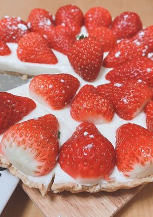 イチゴのレアチーズタルト-レシピのメイン写真