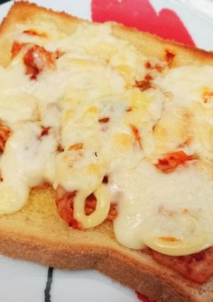 キムチーマヨトースト-レシピのメイン写真