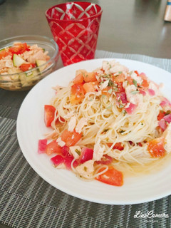♪トマトとツナの冷製カッペリーニ♪-レシピのメイン写真