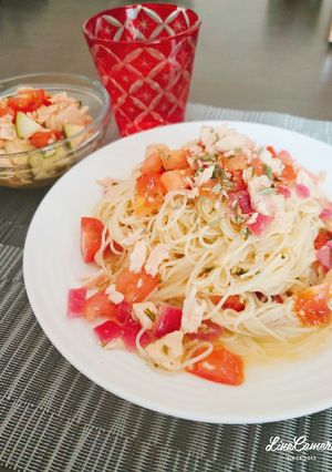 ♪トマトとツナの冷製カッペリーニ♪-レシピのメイン写真