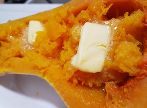 シンプル　ピーナッツかぼちゃバター焼き-レシピのメイン写真