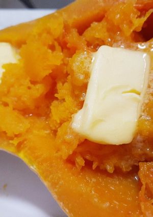 シンプル　ピーナッツかぼちゃバター焼き-レシピのメイン写真