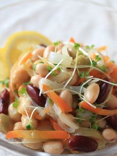 重ね煮の豆サラダ-レシピのメイン写真