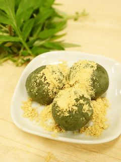 よもぎの生葉を使用した草餅-レシピのメイン写真