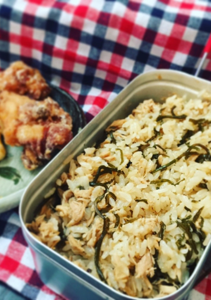 ツナと塩こんぶの炊き込みご飯-レシピのメイン写真