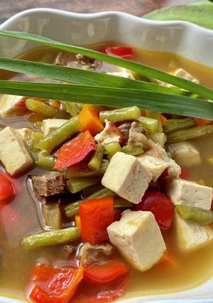 インドネシア♡野菜豆腐ビーフのスープ-レシピのメイン写真